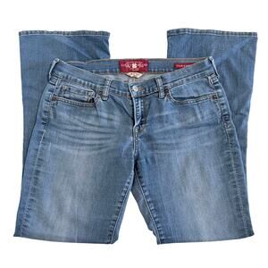 Lucky Brand Charlie Ankle Jeans Women Size 8/29 Blue Denim Mid Rise Stretch